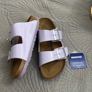 Birkenstock Light Purple Double-Strap Sandals